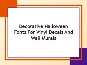 Spooky Fonts for Chilling Decorative Displays